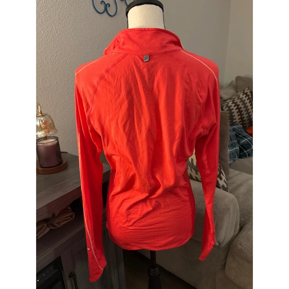 Nike activewear long sleeve large neon‎ pink yellow